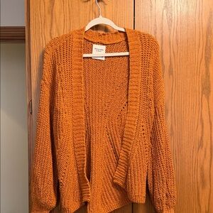 Abercrombie & Fitch Women's Cardigan - Rust Orange